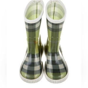 Burberry kids rain boots size 10